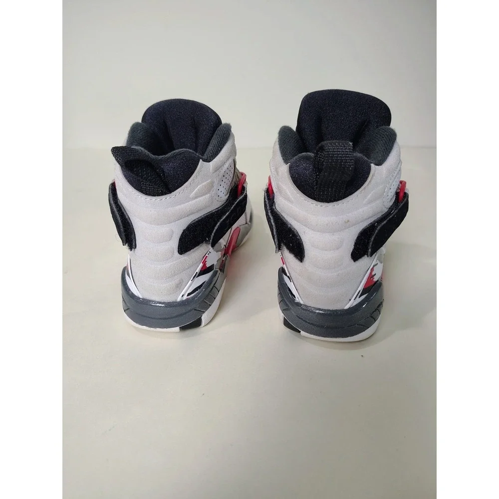 kids Jordan Air Jordan 8 Retro 'White and True Red 1y